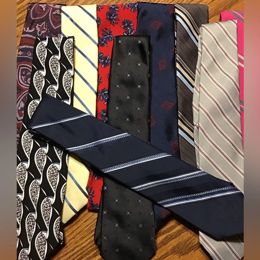 A total of 10 men’s neck ties
